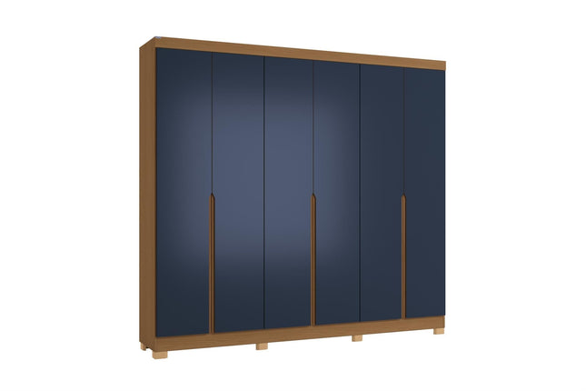 ROPERO KAPPESBERG CB02R582C NAZ DE 223 X 242 X 47CM CANELA AZUL PROFUNDO