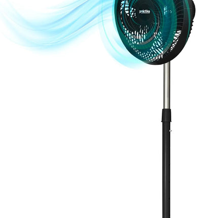 Ventilador de Pedestal Taurus PRACTIKA 10-SF B 10” Negro 3 Vel Altura Ajustable (66 a 88 cm) |