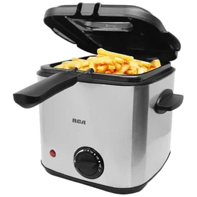 Freidora Eléctrica RCA RC-DF2 1.5L Plata 120v