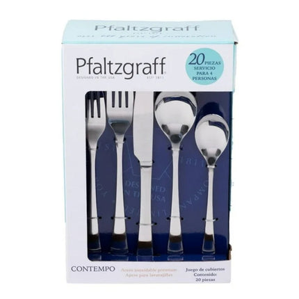 Juego de Cubiertos Vasconia CONTEMCUB20P Acero Inoxidable 20 Piezas