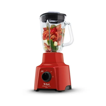 Licuadora T-fal LN2785X0  OPTIMIX  2 vel vaso de vidrio  550W  2L rojo