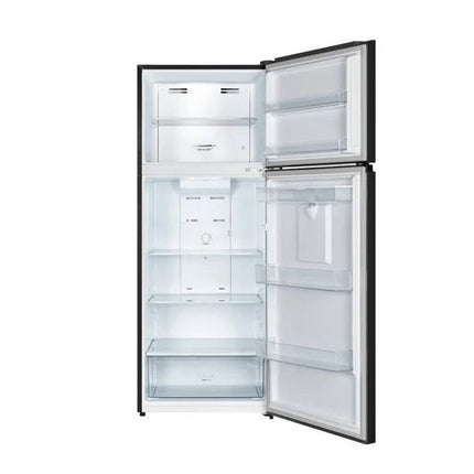 Refrigerador Hisense RT14N6CBX2 Top Mount 14 Pies Negro con Despachador
