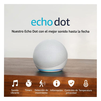 Bocina inteligente con Alexa Blanca B09B94RL1R Echo Dot 5. generacion