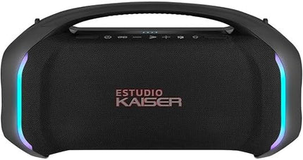 Bocina Kaiser Xtreme Box KXB-2107 Luz LED, Bluetooth, USB, Micro SD, AUXCertificado IPX6 100W RMS