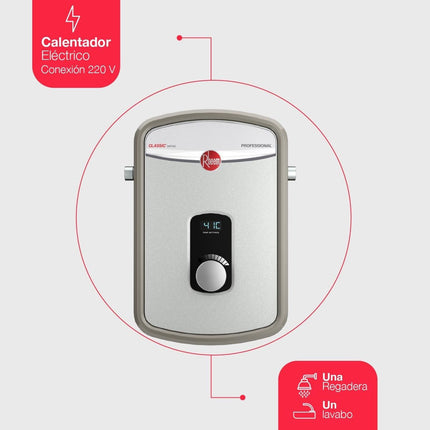 Calentador de Agua Rheem RTX3-13  Instantáneo Eléctrico 13 kW 220 V 1.5 Servicios