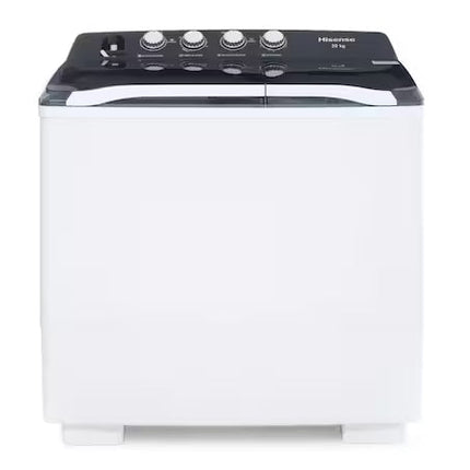 Lavadora Hisense Dos Tinas WSA2001P 20 kg Blanca