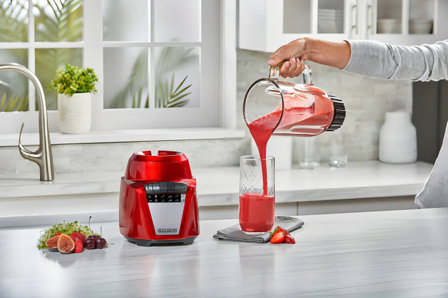 Licuadora Black & Decker BL0876-2RDLA Vaso Vidrio 700W de 8 Vel Rojo