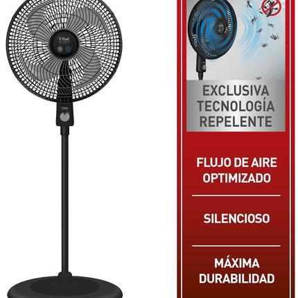 Ventilador T-Fal VE3171X0 Air Maxx Sistema Repelente 70 W Silencioso