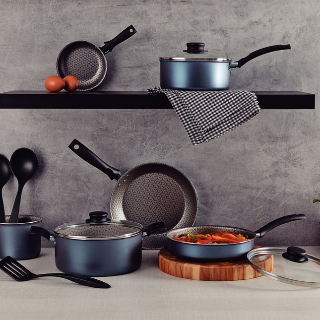 Bateria de Cocina Tramontina 27899481 Turim 12 Piezas Azul