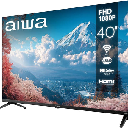 Pantalla Aiwa AW40B4SMRK Smart TV de 40'' Roku LED Full HD