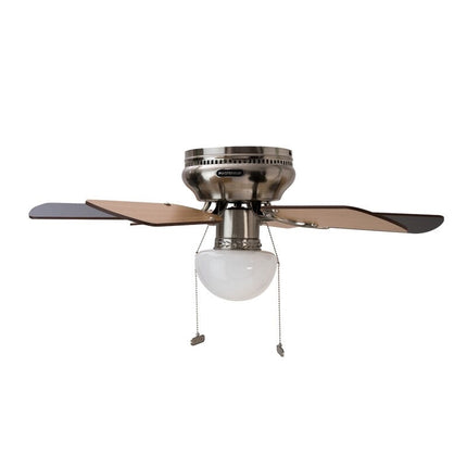 VENTILADOR MASTERFAN VDPECLSA30  30" DE TECHO PETIT C/ LUZ SATINADO