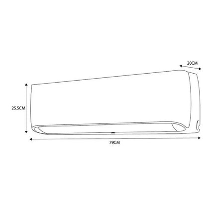 Aire Acondicionado MiniSplit Hisense AC121CF/K Solo Frío 12,000 BTUS 115V