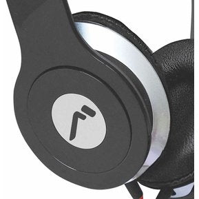 Audífonos Diadema Mitzu Mh-5026bk color Negro Plegables Aislantes