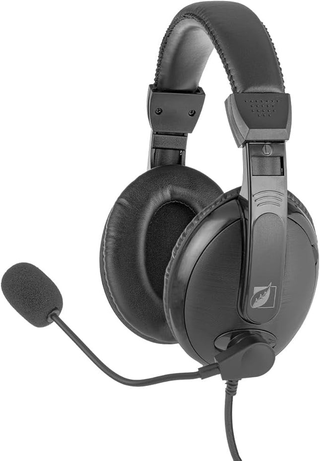 Diadema Multimedia Green Leaf 18-9052 Entrada 3.5mm, Cable 1.2m, Negra