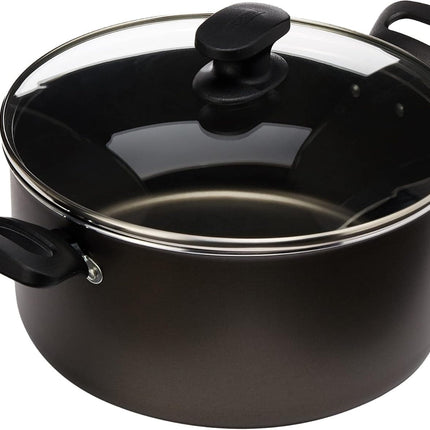 Combo Batería Cocina Tramontina Negra Cuchillos Ollas De Chef 38 Pz + Olla de presión Ekco Sazón de 7 Lts Aluminio
