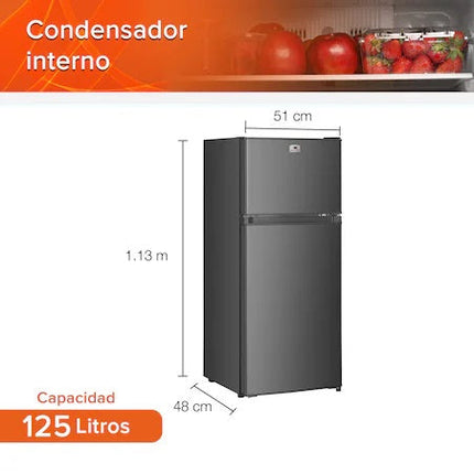 Frigobar White Westinghouse WWCR44125LHS 4.4 Pies 125 Litros Vcm Acero