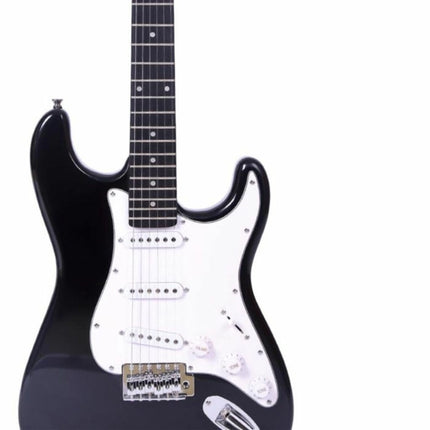 Pak Guitar Pro Amplificador Mitzu KAG-2001 para guitarra 6.5 con BOOTS 25W RMS + Guitarra Electrica KGE-3901 STRATOCASTER 39 de Madera