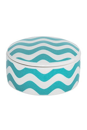JOYERO DOMINIC DAV 6016 AZUL Y BLANCO 8.5X4.5 CM