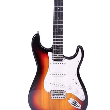 Pack Guitar Star Amplificador Mitzu KAG-2001 para guitarra 6.5 con BOOTS 25W RMS + Guitarra Electrica KGE-3902 STRATOCASTER 39 de Madera