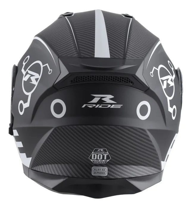 Casco Motociclista Abatible Tour Hr Ride Line St N Unisex