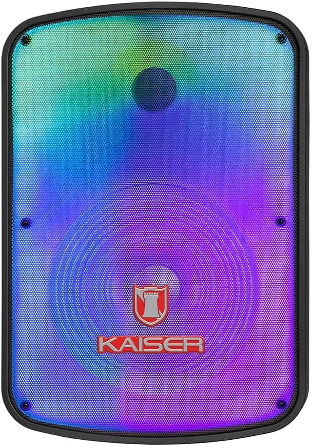 Bocina Kaiser GEM-9520 15" Flame Lighting Conexión Bluetooth