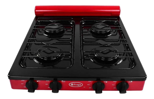 Parrilla Fraga P705 4Q Negro Rojo