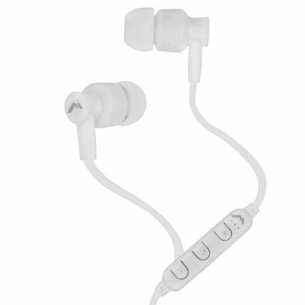 Audífonos  Mitzu MH-9220WH Bluetooth manos libres bateria 2.5h 10 m blanco