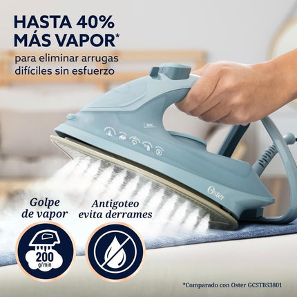 Plancha de Vapor Oster GCSTAC7402 AeroGlide Plus S7400 Verde Claro