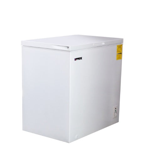Congelador Prime CPR50-B 5 Pies Función Dual Horizontal Tapa de Cristal Blanco