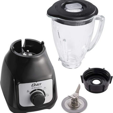 Licuadora Oster BLSTKAG-BRD Con Vaso De Vidrio Y Control De Perilla