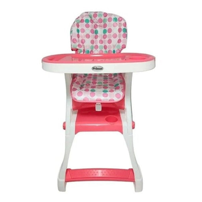 Silla Alta Prinsel 1056 A IY Kinder City Circulos Rosa