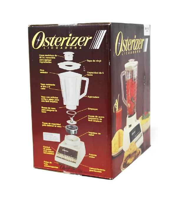 Licuadora Oster 869-16G-000 Galaxy 10 Vel Vaso plástico Almendra