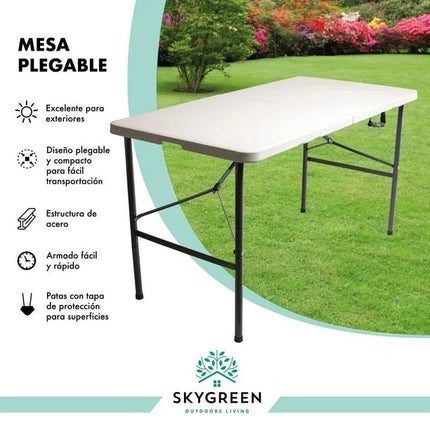 Mesa Plegable Apolo Z122 / DMP 002P 122 X 61 X 74 CM