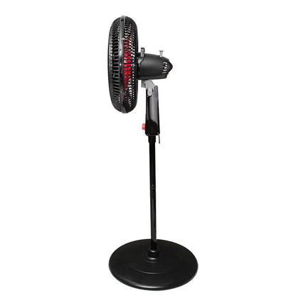 Ventilador T-Fal VE31A3X0 16 pulgadas Air Maxx negro con rojo