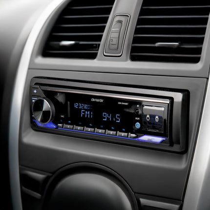 Autoestéreo AIWA AW-5444BT Bluetooth 4×50W USB, SD, AUX, Radio FM/Am Negro