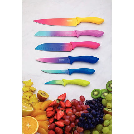 Juego de Cuchillos Tramontina 23099832 Colorcut 6 Pzs