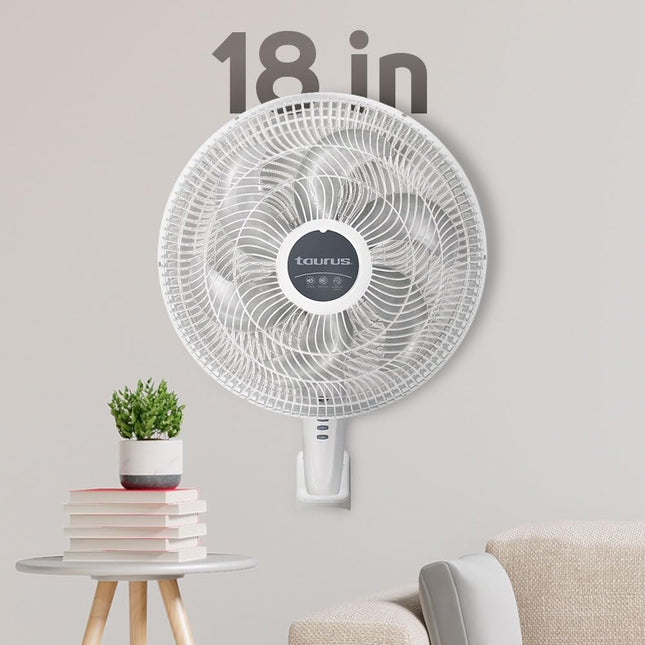 VENTILADOR Taurus SPUTNIK  2 en 1 Pedestal y Pared 18'' 3 Vel Silencioso Ecológico