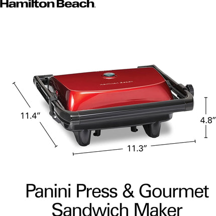 Sandwichera Hamilton Beach 25462Z Prensa para Panini  Cualquier Espesor de Sándwich