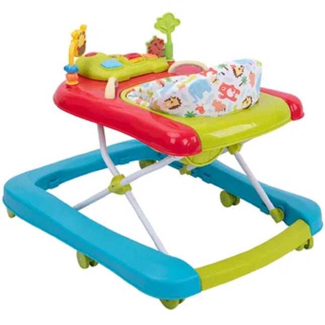Andadera D´Bebe Andadera y Caminadora Jungle 2 en 1 roja