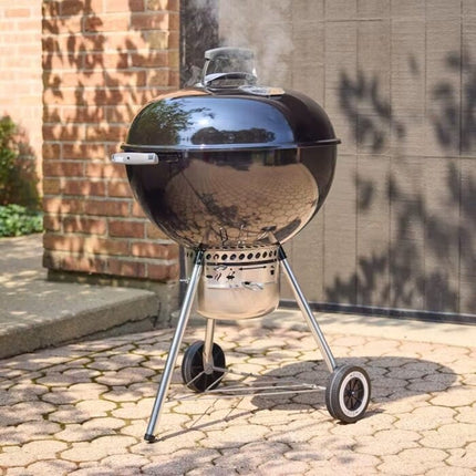 Asador de Carbon Weber 14401001 Original Kettle Premium 22 pulgadas Negro