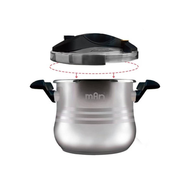 Olla de presión Man 7lts Acero Inox OP-3007