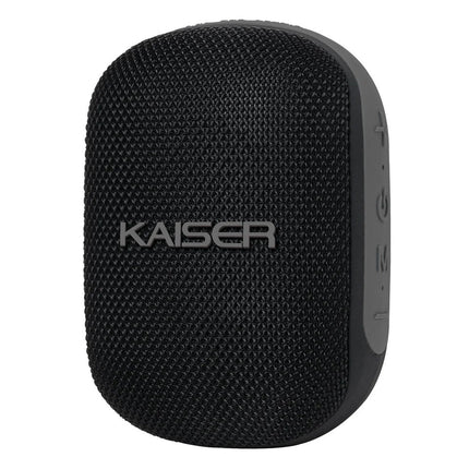 Bocina Kaiser KBL 3002BK portátil recargable Bluetooth® 15 W RMS IPX5, negro