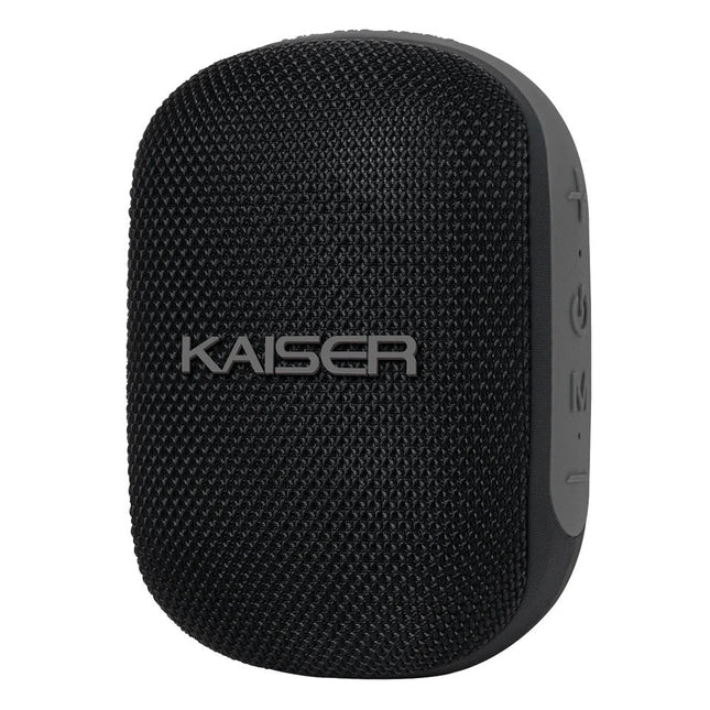 Bocina Kaiser KBL 3002BK portátil recargable Bluetooth® 15 W RMS IPX5, negro