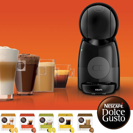 Cafetera T-Fal KP1A0BMX Multibebidas Cápsulas Dolce Gusto Krups Negro