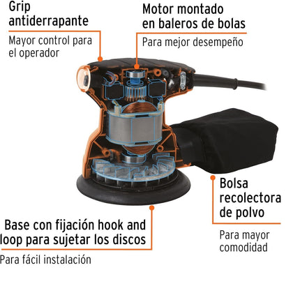 Rotomartillo Truper roto-1/2a7 1/2" 650 W profesional