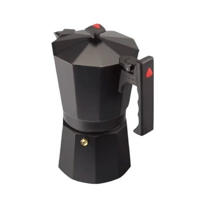 Cafetera Magefesa Colombia Tetera Italiana 6 Tazas Negra