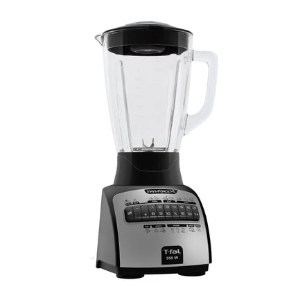 Licuadora 14 Velocidades T-Fal Infinyforce XL Negra con Vaso de Vidrio de 2.2 L, 550 W, LN8248NX