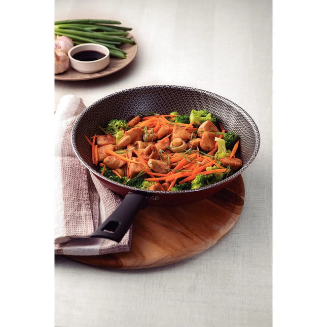 Wok Loreto Tramontina 27815688 Rojo 28 cm