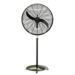 Ventilador Pedestal VDHUPELN30 Industrial HURACÁN Elite 30” Negro