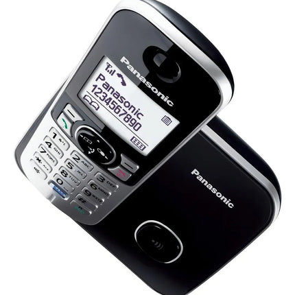 Teléfono Panasonic KX-TG6811MEB inalámbrico Negro Plateado
